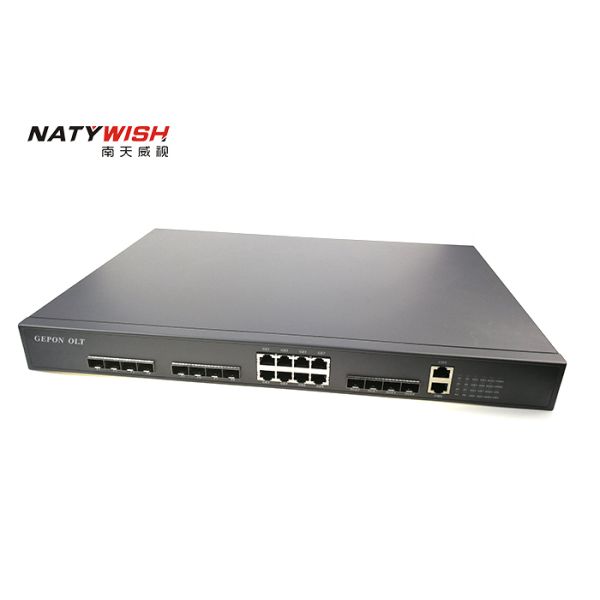 Single Fiber OLT Optical Line Terminal , 8 * 10 100 1000M RJ45 Ports GEPON OLT