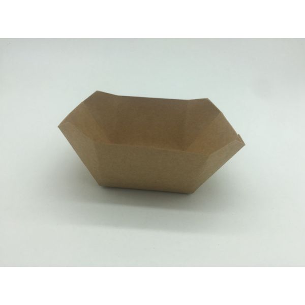 Brown Kraft Paper Baking Loaf Pans , Baking Cardboard Loaf Pans Eco - Friendly