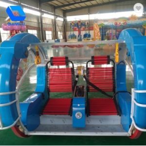 Simple Operation Kids Carnival Rides , Mini Leswing Happy Car Color Customized