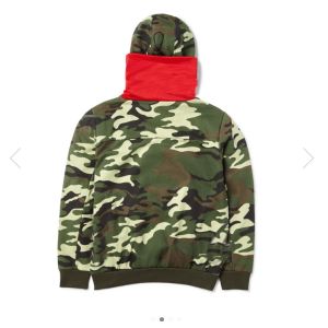 Turtleneck 100% Cotton Terry Oversized Drop Shoulder Hoodie