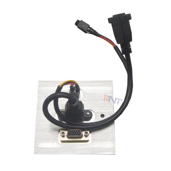 Hot sale aluminum electrical wall mount media panel socket