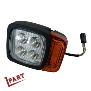 Amber Beacon LED Forklift Lights Headlights 12V-48V