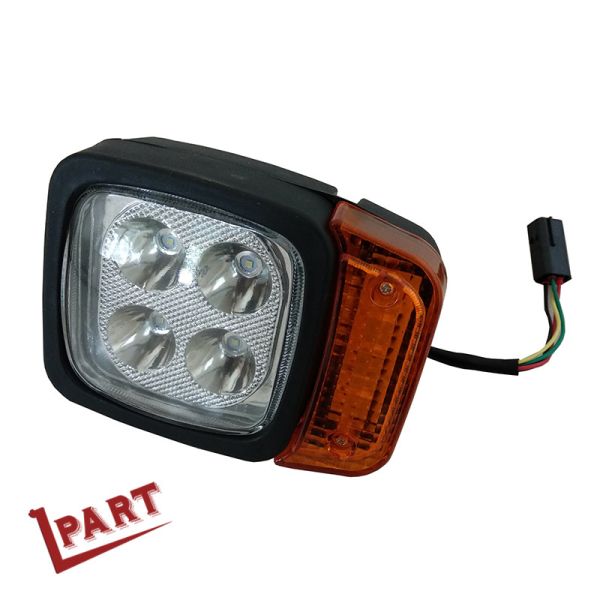 Buy Amber Beacon LED Forklift Lights Headlights 12V-48V at wholesale prices