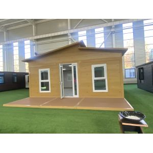 China Pre-assembled Components Foldable 20ft Container with Steel Structure and EPS/PU/Rock Wool Sandwich Panel Roof Material on sale