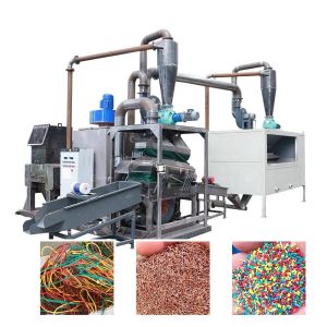 Waste Copper Aluminum Cable Electric Wires Recycling Separator Machine