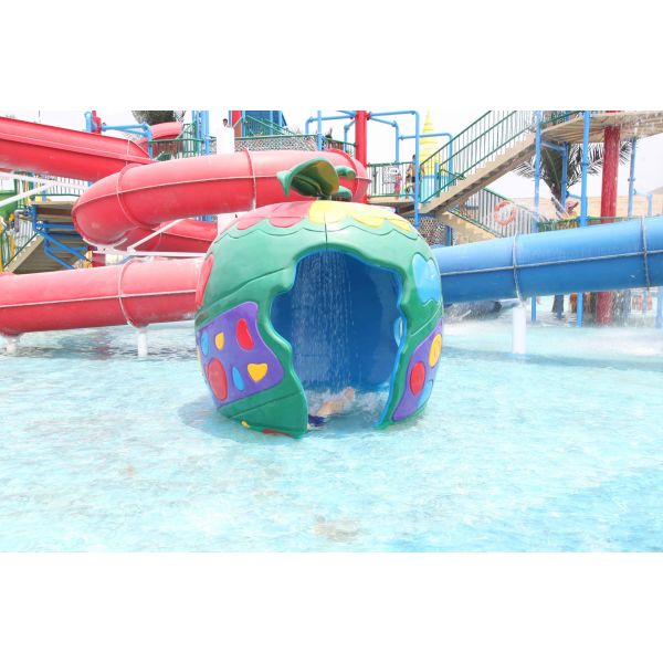 Commercial Fiberglass Duck Spray Water Park Equipment Children Outdoor Games
