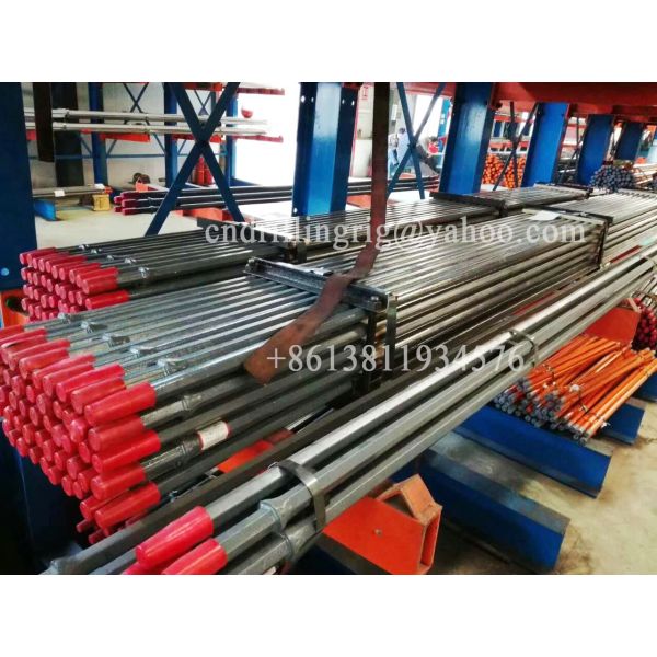 Integral Drill Steels Rod Rock Drill Rods 22mm Shank For Rock Quarrying Chisel