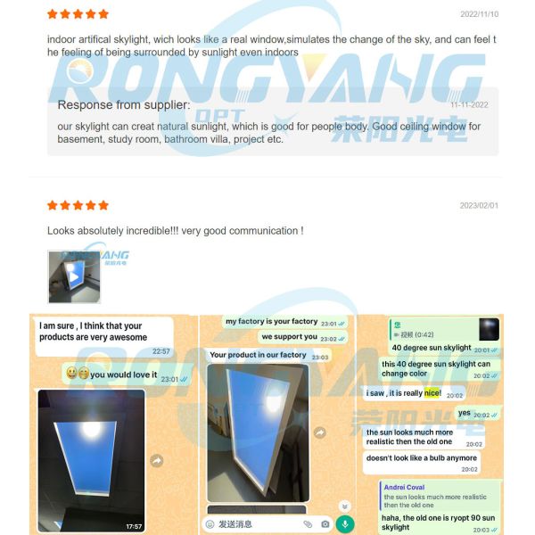 Circadian Lighting Fake Window Light 160W 2200-7800K Simulates Different Colors Of The Day