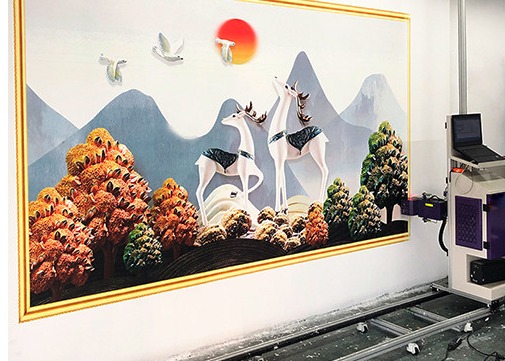 Buy Alu-Mg Alloy Frame 720*720DPL Direct Wall Inkjet Printer at wholesale prices