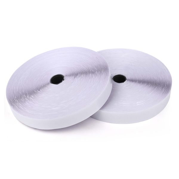 DANSKY Custom Heavy-Duty Hook-Loop Tape Roll High Adhesive Force Soft Nylon/Polyester Eco-Friendly Hook and Loop with Glue