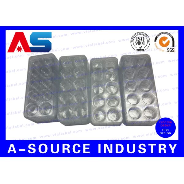 Buy Medical Disposable Vial Plastic Pharmaceutical Blister Packaging For 10 1ml / 3ml / 10ml Vials Box at wholesale prices