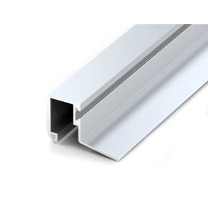 Polished 6063 T5 6m Side Frame Wardrobe Aluminium Profile