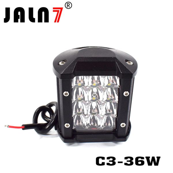 LED Light Bar JALN7 36W 3Rows Spot Beam LED Driving Lamp Super Bright Off Road Lights LED Work Light Boat Jeep