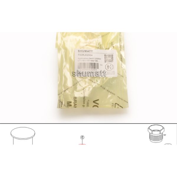 OEM new Shumatt Injector Control Valve Set F00RJ02004 for 0445120050/071/161