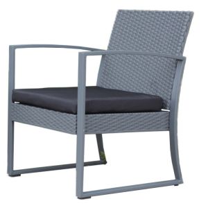 Garden Injection Plastic Imitation Rattan Sofa Three Piece Set