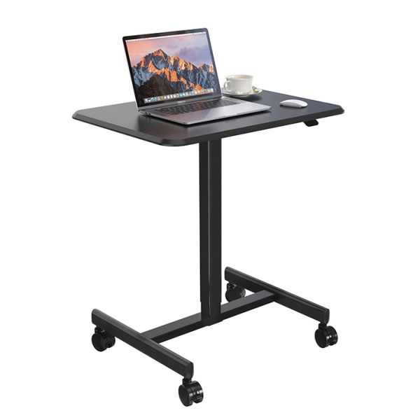 Commercial Furniture Small Black Wooden Laptop Standing Desk with Adjustable