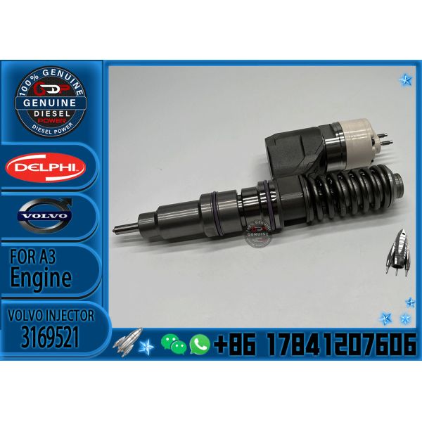 diesel common rail fuel injector 3169521 EX631011 RG33966 R517662 BEBE4B17102 EX631012 RG33967 for VOL FH12 D12.1L
