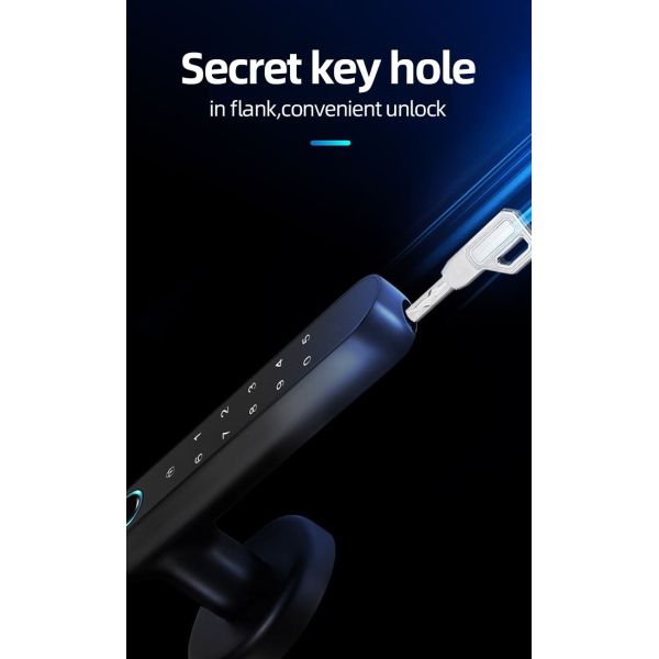 Fingerprint Smart Handle Door Lock Bluetooth For Home Hotel