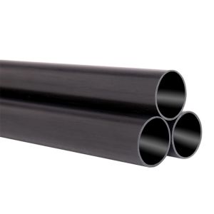 Glossy / Matte Round Carbon Fiber Tube 3mm Thickness 1000mm Length