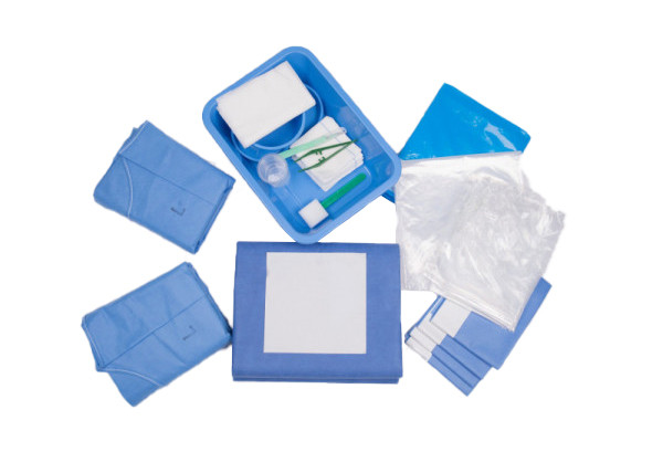 Buy Sterilized Surgical Drape Angiography Pack Medical Angio Kit at wholesale prices