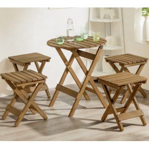 Portable Bamboo Wooden Picnic Wine Tray With Folding Legs Light Luxury Nordic