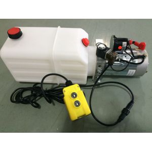 China 12V DC Mini Hydraulic Power Unit Double Acting  With Drain Plug on sale