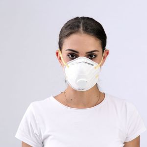 Customized Disposable Dust Mask , FFP1/ FFP2 Cup Mask With Valve