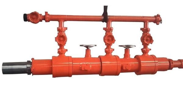 Buy AISI 4145H Oilfield Cementing Tools Double Plug Top Drive Rotating Cement Head For Casing at wholesale prices