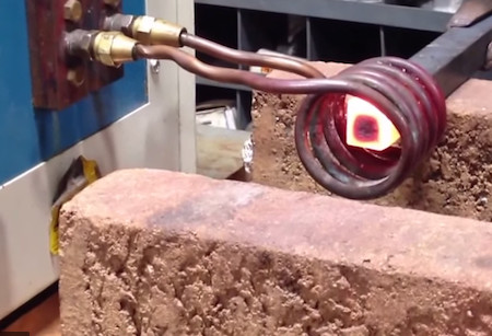 Buy Square Steel Induction Heating Furnace Machine 160kw Hot Forging at wholesale prices