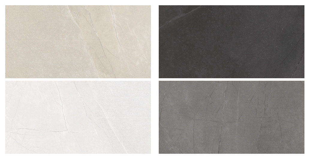 Building Material Kitchen Wall Tiles , Rustic Porcelain Wall Tile For TV Background