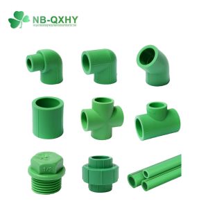 Varnish Paint Finish DIN Standard PPR Pipe Fitting Equal Tee for Hot Water