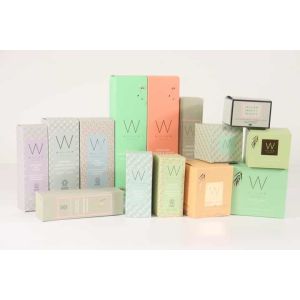 Custom Printed Cosmetic Packaging Boxes Makeup Paper Box For Skincare Card