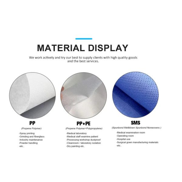 3XL Disposable Protective Wear Made Directly Make To Order Nonwoven Fabric