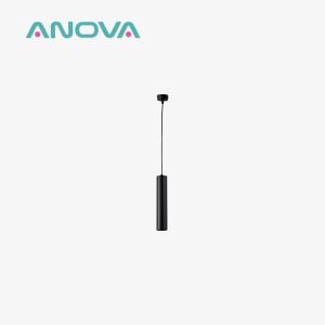 Quality Black 20cm Cylinder Pendant Spotlight Surface Hanging Pendant Light for sale