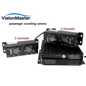 Quad Display Passenger Tracking System , Wireless Manual Passenger Counter