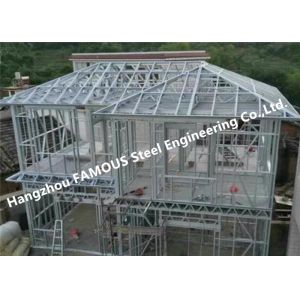 Prefabricated Galvanized Q345b Light Steel Structure House Construction Light