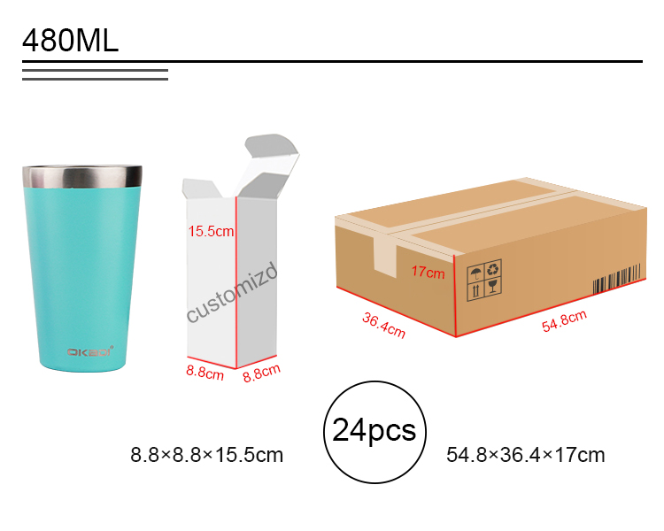 Promotion Stainless Steel Vacuum Insulated Coffee Tumbler Office Mugs with Wide Mouth