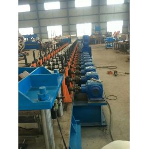 Two Waves High Accuracy Steel Roll Forming Machine Hollow Guide Rail Production