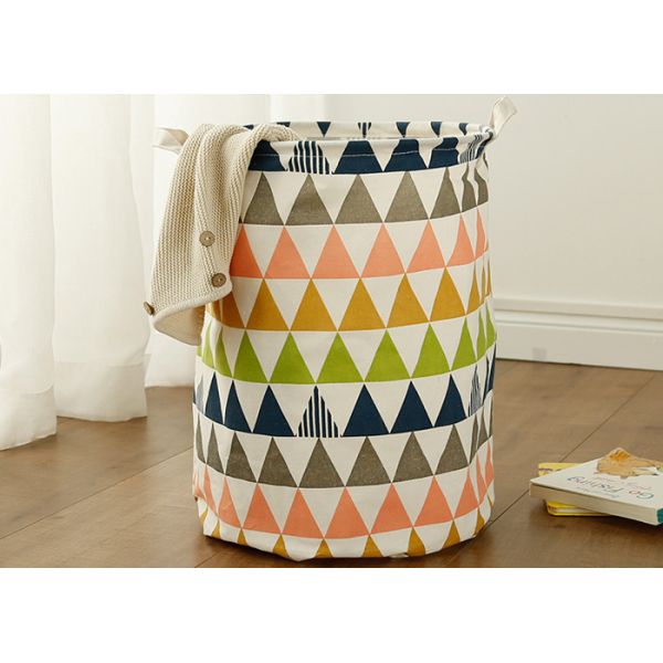 Foldable waterproof washing laundry clothes basket baby toy storage bag large box customizable colors banjour triangle