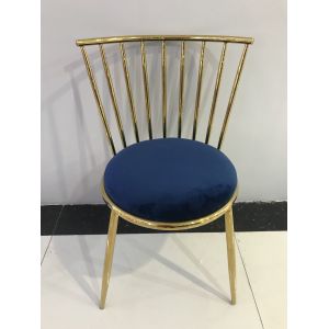 Flexible Smooth 45cm 81.5cm Stainless Steel Dining Chair