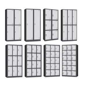 Key Lock 12 Door KD Electrostatic Metal Gym Lockers