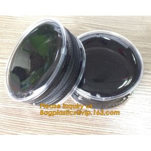 Tube Shape Transparent Holographic Pvc Toiletry Cosmetic Bag,Custom Holographic