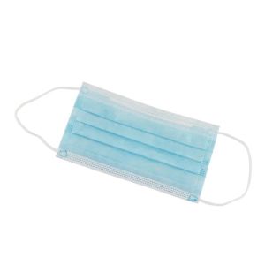 Adults Sterile Blue Disposable Mask , Disposable Mouth Mask Eco - Friendly