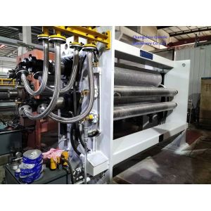 Automatic Alloy Steel Embossing Calender Machine 450×2420