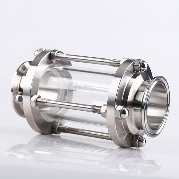 Welding Connection Sanitary Stainless Steel Sight Glass Pipe Fitting with CNC Surface