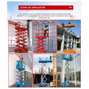 Brand New Scissor Lift Mobile Self-propelling Lifting Platform High Quality Man