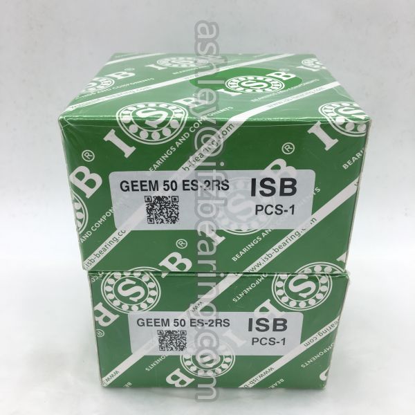 Radial spherical plain bearings GEEM 50 ES 2RS, Radial Spherical Plain Bearing - 50 mm Bore, 75 mm OD, 43 mm Inner Ring