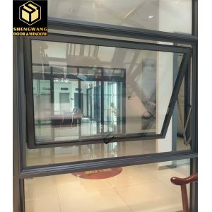 Powder Coated With Aluminum Sliding Swing Window And Black Slide Up Aluminum Window