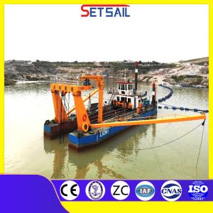 Cutter Suction Sand Dredger with Diesel Engine and 6 Kilometer Discharge