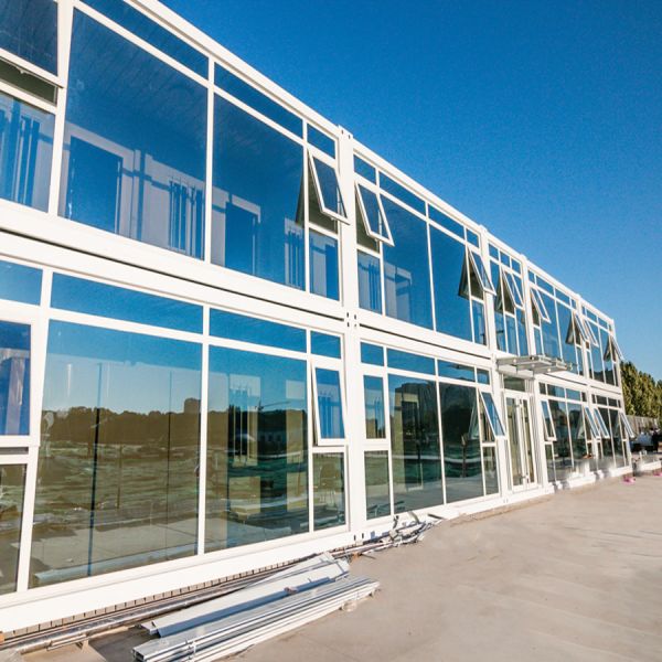 Buy Sustainable Customized Color Steel Flat Pack Container Home with Steel Material at wholesale prices